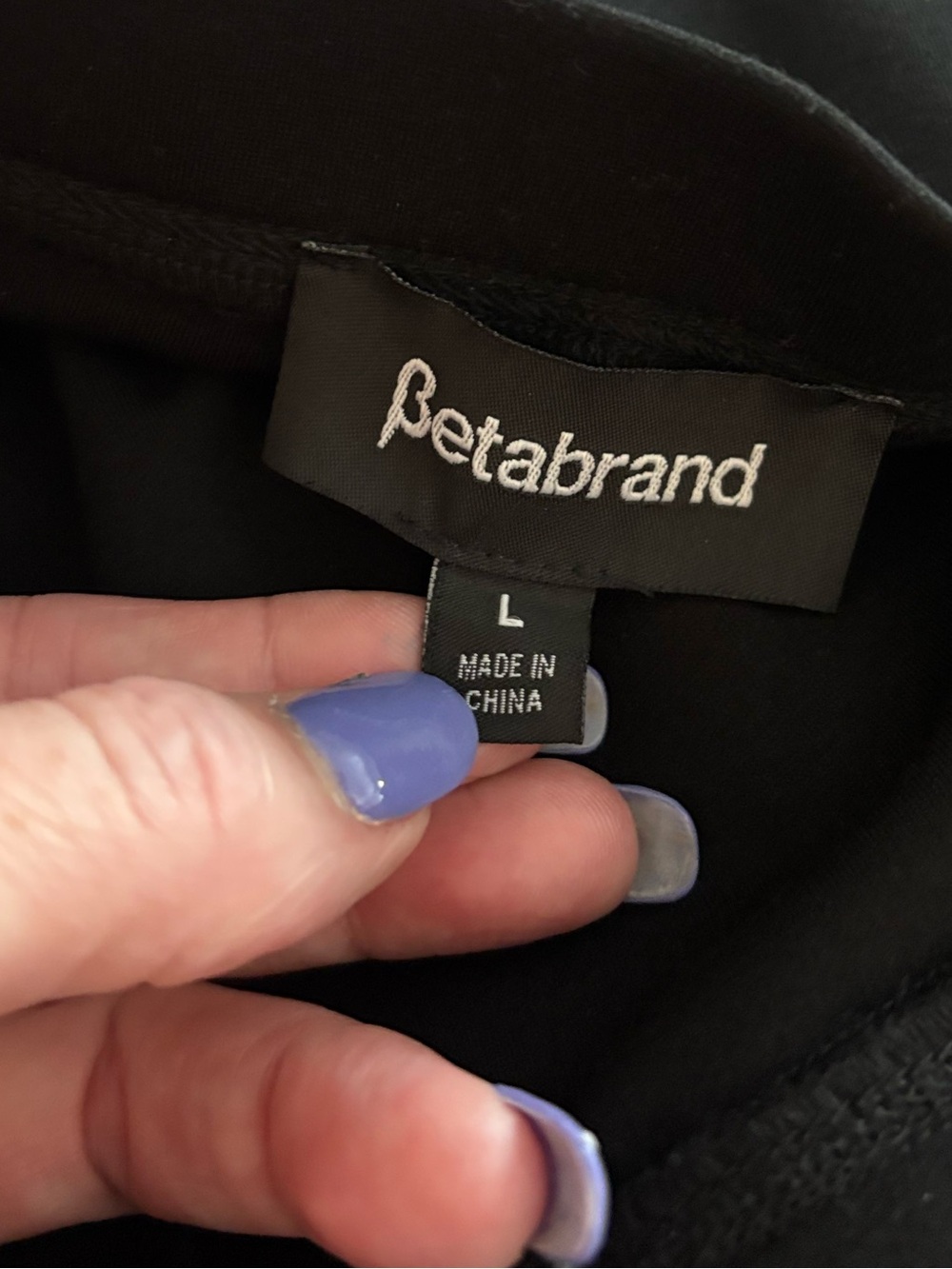 Betabrand The Sassiest Pants Large Black Skirt Overlay Cropped Ponte Pants - Picture 5 of 6
